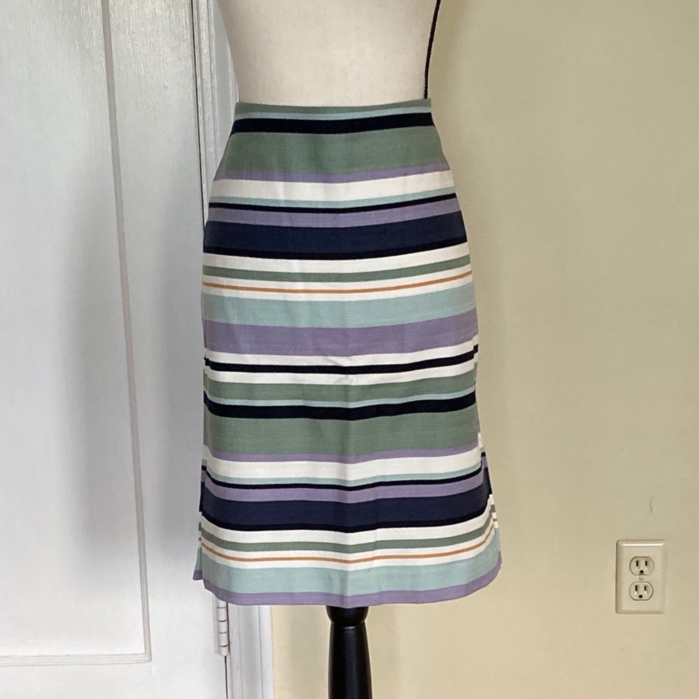 Loft Outlet Striped Pencil Skirt